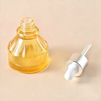 Flacon compte-gouttes en verre de luxe 30ml 1oz avec impression de logo personnalisée pour sérum, huile capillaire essentielle, emballage cosmétique