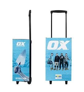 Tông Xe Đẩy Xe Giấy Xe Đẩy Túi Quảng Cáo Hiển Thị Đứng Xe Đẩy Túi Hội Chợ Triển Lãm Hiển Thị Đứng Thực Phẩm Tầng Hiển Thị - Product Image 2