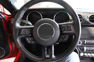 Adesivo Decorativo per Modifica Interna Ford <span class=keywords><strong>Mustang</strong></span> 2015-2023, per Volante, Console Centrale e Cambio - Product Image 6