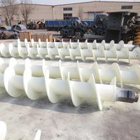 Convoyeur à vis hydraulique pour tarière de forage profond de fondations, avec diamètre de forage de 600-2500 mm, dents plates/en forme de balle