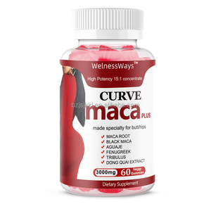 Produits de gommes à la racine de maca, maca ultime pour des fesses volumineuses, pilules pour l'élargissement des fesses et des hanches, lifting des fesses, gommes BBL - Product Image 1
