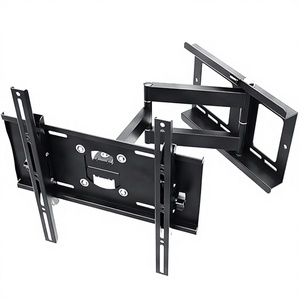 Support mural TV Perlegear à mouvement complet pour téléviseurs de 42 à 90 pouces, 132 lb, <span class=keywords><strong>bras</strong></span> articulés doubles, inclinaison et rotation sans outil, extension - Product Image 4