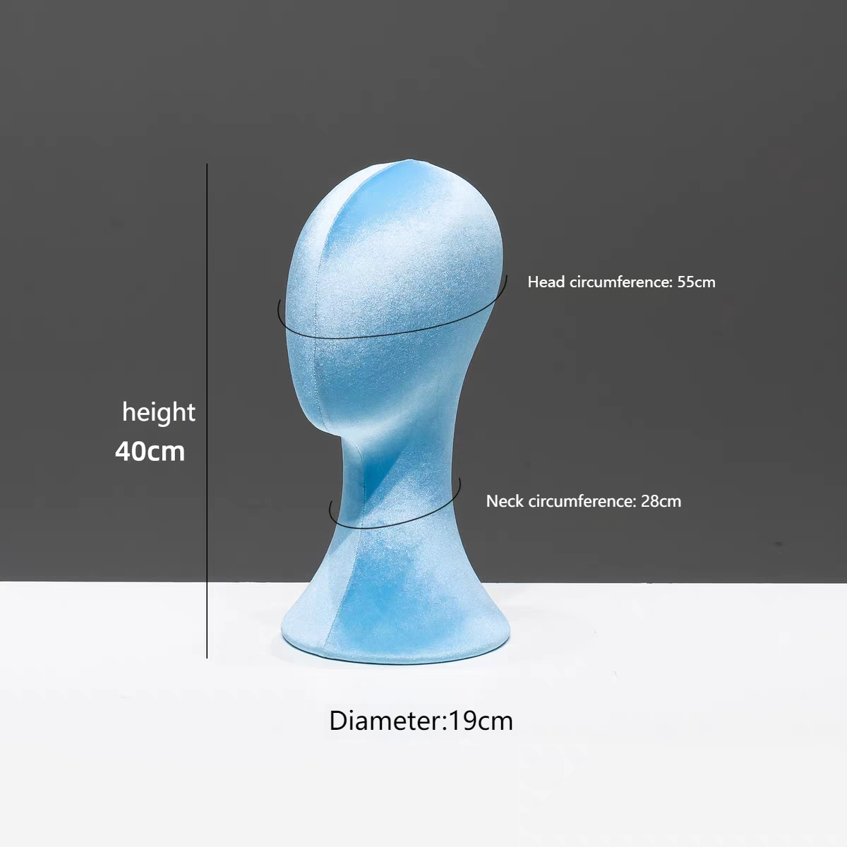 Light blue + short head mold