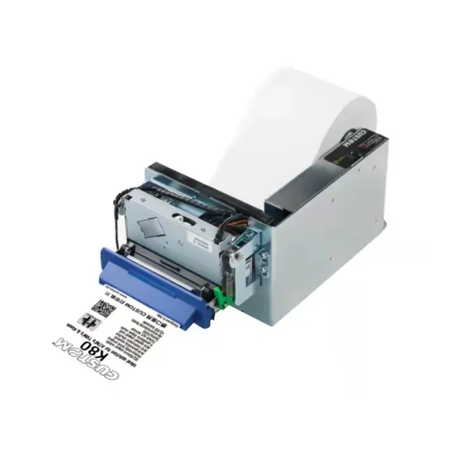 80mm Kiosk Thermal Ticket Printer K80 Direct Thermal Printing for Self-service Vending Machines