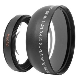 Winati 0,45X Weitwinkel- und Makroobjektiv mit 52mm Anschluss für Digitalkameras und Videokameras - Product Image 3