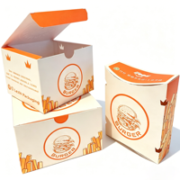 Boîte d'emballage personnalisée pour frites à emporter, emballage pour camion de restauration rapide, conteneur alimentaire, boîtes pour nuggets de poulet frit