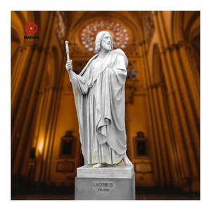 Personalizada tamaño real <span class=keywords><strong>de</strong></span> la iglesia <span class=keywords><strong>de</strong></span> Cristo <span class=keywords><strong>de</strong></span> mármol blanco <span class=keywords><strong>de</strong></span> Santiago escultura doce <span class=keywords><strong>apóstoles</strong></span> <span class=keywords><strong>de</strong></span> <span class=keywords><strong>Jesús</strong></span> estatua - Product Image 1