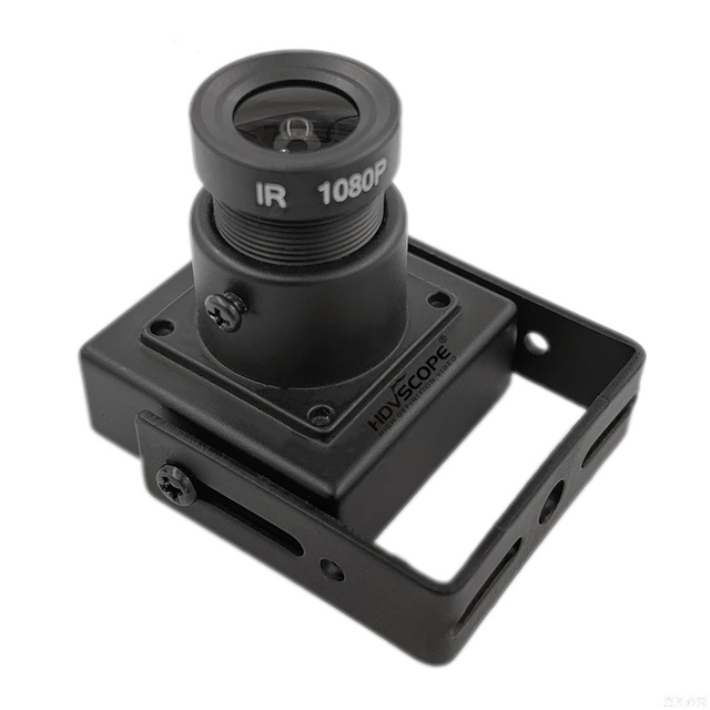 960H CCD Analog 1/3\" Micro Square Camera 25*25mm 700TVL Color with 3.6mm Board Lens and 4-Pin Cable Includes OSD Menu