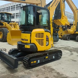 Hot Sale Second Hand Komatsu PC35MR Hydraulic Digger AC Cabin Low Fuel Consumption Compact Body Cheap Price - Product Image 1