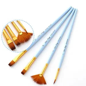 High Quality Draw Paint Brushes 20 Pieces Set Kit Artist Paintbrush Multiple Mediums Brushes with Nylon Hair