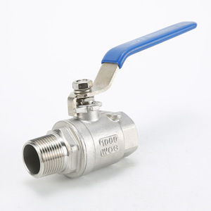 วาล์วน้ำแบบตรง Q11F-16P สแตนเลส 304 วาล์วบอลแบบสองชิ้น เกลียวใน-เกลียวนอก สำหรับน้ำ - Product Image 4