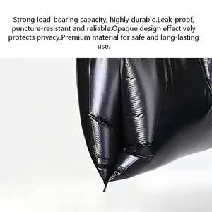 Bolsas Negras Desechables de PE Personalizadas |   Chaleco Resistente al Calor, Multifuncional, Reciclable, Antiolores, Antiderrames, de Alta Calidad - Product Image 3