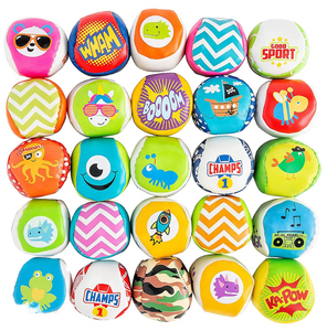 Venta al por mayor de fábrica: Pelotas de malabarismo personalizadas, Hacky Sack de PVC/PU, con logotipo y patrón personalizables, compatible con OEM/ODM, juguete deportivo. - Product Image 3