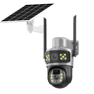 Cámara de seguridad solar IP66 CCTV inalámbrica para exteriores de 8MP con detección de movimiento 4G, visión nocturna, imágenes en color - Product Image 1