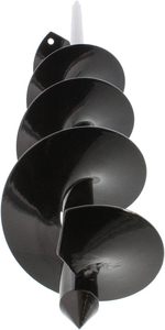 Tarière à bulbes pour plantes de jardin 3 pouces x 24 pouces, poteau de jardinière rapide ou creuseur de trous de parapluie pour perceuse hexagonale 3/8 pouces - Product Image 3