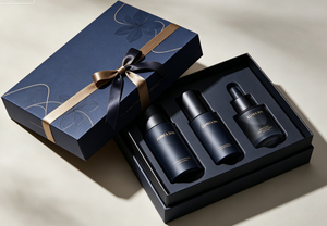 Complete Professional Custom High-End Recycled Materials Rigid Cardboard Cosmetic Gift Box UV Coating Embossing Reusable <b>Sponge</b> - Product Image 3