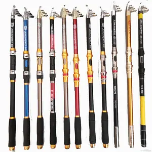 Hard Lights canna da pesca telescopica mista nera Stream Hand Pole Carp Feeder canna telescopica da pesca 3.3-4.5m Multi Size 2 set YC