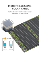 Sac solaire portable personnalisé 15w USB QC3.0 panneaux solaires portables pliables pour chargeur de téléphone PV 30W système de panneaux solaires