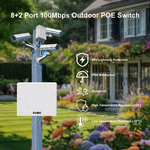 8+2 1000Mbps KuWFi Switch Poe Gigabit Dış Mekan SFP Portlu AI Watchdog IP66 8 Port 100Mbps 2 Port 1000Mbps Uplink Dış Mekan Poe Switch - Product Image 6
