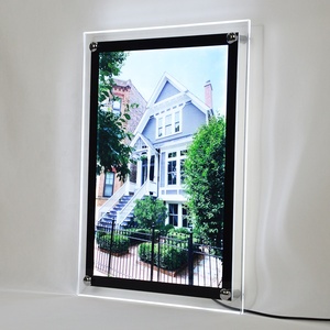 A2 A3 A4 treo tường Acrylic đăng ánh sáng hộp siêu sáng LED hiển thị khung bền thân thiện với môi chi phí thấp được chứng nhận quảng cáo - Product Image 4