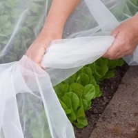 Filet de serre en polyéthylène pour l'agriculture, filet anti-insectes 40 mailles pour arbres/serres et jardins potagers