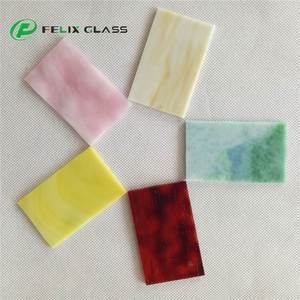 Vente chaude Verre artistique fusionné COE 85 90 96 Vitrail pour écran d'affichage industriel Éclairage Décoration d'hôtel - Product Image 2