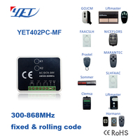 Fabricante transmisor y receptor controlador DC/300 2 canales multifrecuencia 868-MHz inalámbrico RF YET402MF-3.0