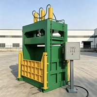 Presse à balles verticale hydraulique lourde sur mesure avec éjection automatique pour foin et compacteur de textiles usagés