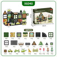 DIY Camouflage Army Base Building Blocks with Helicopter, Tank & Soldier Figures, STEM Educational Toy for Boys