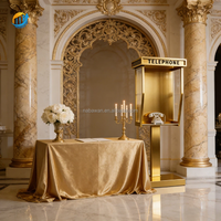 Cabine téléphonique pour événements avec livre d'or audio, idéale pour mariages, fêtes et décoration de toile de fond