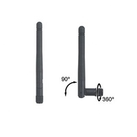 Antenne SMA 2.4G 2.4 GHz 3 dBi pliable longue portée pour boîtier TV Android Wifi réseau omnidirectionnel