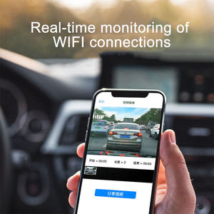 HD 차량용 <span class=keywords><strong>DVR</strong></span> TF 256GB 4K 듀얼 렌즈 대시 캠 WIFI 나이트 비전 차량 대시보드 카메라 최첨단 차량용 블랙박스 - Product Image 4