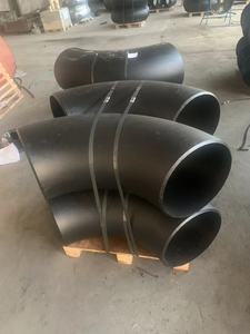 ข้อต่อท่อเชื่อมชน ASME B16.9 A234 SCH 40 STD ข้อต่อท่อเหล็กคาร์บอนไร้รอยต่อแบบเชื่อม 90 องศา ขนาด 6 นิ้ว - Product Image 4