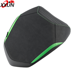 Funda de Asiento Trasero de Cuero para Motocicleta XXUN para KAWASAKI Ninja <span class=keywords><strong>H2</strong></span> <span class=keywords><strong>SX</strong></span> 2022-2025, Cojín con Alivio de Presión - Product Image 1