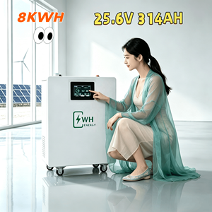 Sistema di Accumulo Energia Solare Domestico 25.6V 8kWh 314AH Batteria al Litio LiFePO4 <span class=keywords><strong>Ricaricabile</strong></span> con Rulli Verticali e Impilamento Orizzontale - Product Image 1