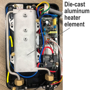 Hannover best seller Low water pressure Electric tankless geyser For apartment and school - Product Image 5