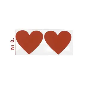 Scratch Off Stickers tình yêu hình trái tim trống cho Bí Mật mã bìa Nhà trò chơi đám cưới tin nhắn 2.75 inch * 3.14inch