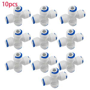 Raccordement de <span class=keywords><strong>tuyau</strong></span> d'eau RO Croix <span class=keywords><strong>1</strong></span>/<span class=keywords><strong>4</strong></span> "<span class=keywords><strong>Raccord</strong></span> de <span class=keywords><strong>tuyau</strong></span> rapide en plastique Connecteur à osmose inverse - Product Image 5