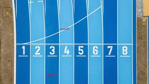 WA chứng nhận sản phẩm iaaf Lớp 2 chuyên nghiệp thể thao chạy theo dõi cho sân vận động Trường Đại Học - Product Image 6