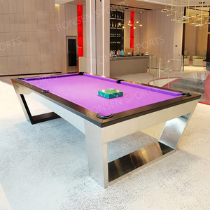 2025 China nuevo lanzamiento y mesa de billar de precio barato con tapa de pizarra y maderas sólidas y accesorios gratuitos - Product Image 6