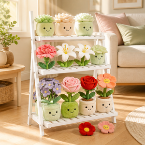 Boneka Bunga Plush Lucu Kawaii, Tanaman Pot Tersenyum, Boneka Bunga Plush Lembut, Dekorasi Rumah, Kamar Tidur, Kamar Bayi, Hadiah Anak-Anak Wanita Grosir - Product Image 2