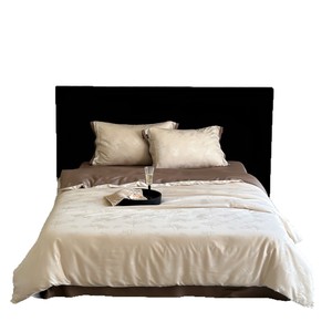 Sang Trọng 100S Hàng chục Bông Chăn Bìa Bốn Mảnh Thiết Lập Pháp Jacquard Cao Cấp Bộ Đồ Giường Cho Vua Kích Thước Nhà 200TC Trần truồng Ngủ - Product Image 5