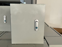 Boîtier de distribution Keystone en tôle d'acier métallique IP54, revêtu par poudrage, étanche, pour panneaux de commande électroniques