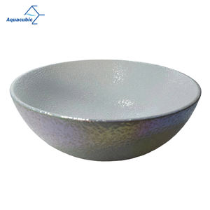 Lavabo in Metallo <span class=keywords><strong>Liquido</strong></span> - Lavandino da Appoggio in Ceramica con Finitura <span class=keywords><strong>a</strong></span> Specchio Elettroplaccata - Product Image 6