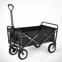 Chariot utilitaire pliable à quatre roues en métal léger, étanche, ultra-léger, avec poignée réglable, personnalisable avec logo, idéal pour le shopping – Direct Usine