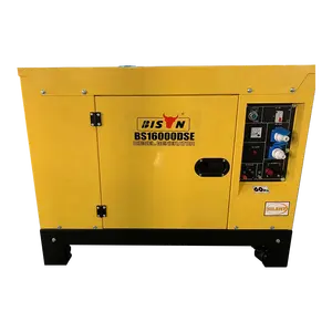 Bison Low Noise 7KW 8KW 9KW 10kw 11KW 12KW 3 Phase Silent Type Diesel Generator