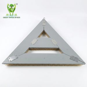 Brosse à peigner triangulaire pour gazon artificiel, outil <span class=keywords><strong>de</strong></span> brossage pour le remplissage <span class=keywords><strong>de</strong></span> gazon synthétique, pour terrain <span class=keywords><strong>de</strong></span> football, terrain d'entraînement scolaire - Product Image 2