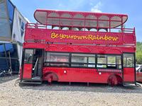 Food Truck Bus à Deux Étages en Aluminium Personnalisé, Préfabriqué, Modulaire et Mobile, pour Café et Restaurant, avec Système d'Alimentation Intégré et Laitier
