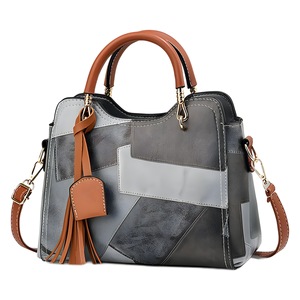 Color Blocked Women's Bucket <b>Bag</b> Large Capacity Shoulder <b>Crossbody</b> <b>Bag</b> Everyday Use <b>Summer</b> 2024 - Product Image 5