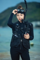 Jaket Penyeimbang Apung (BCD) DIVESTAR Custom Scuba Diving dengan Logo Kustom dan Perlengkapan Menyelam Sidemount, Peralatan Bawah Air